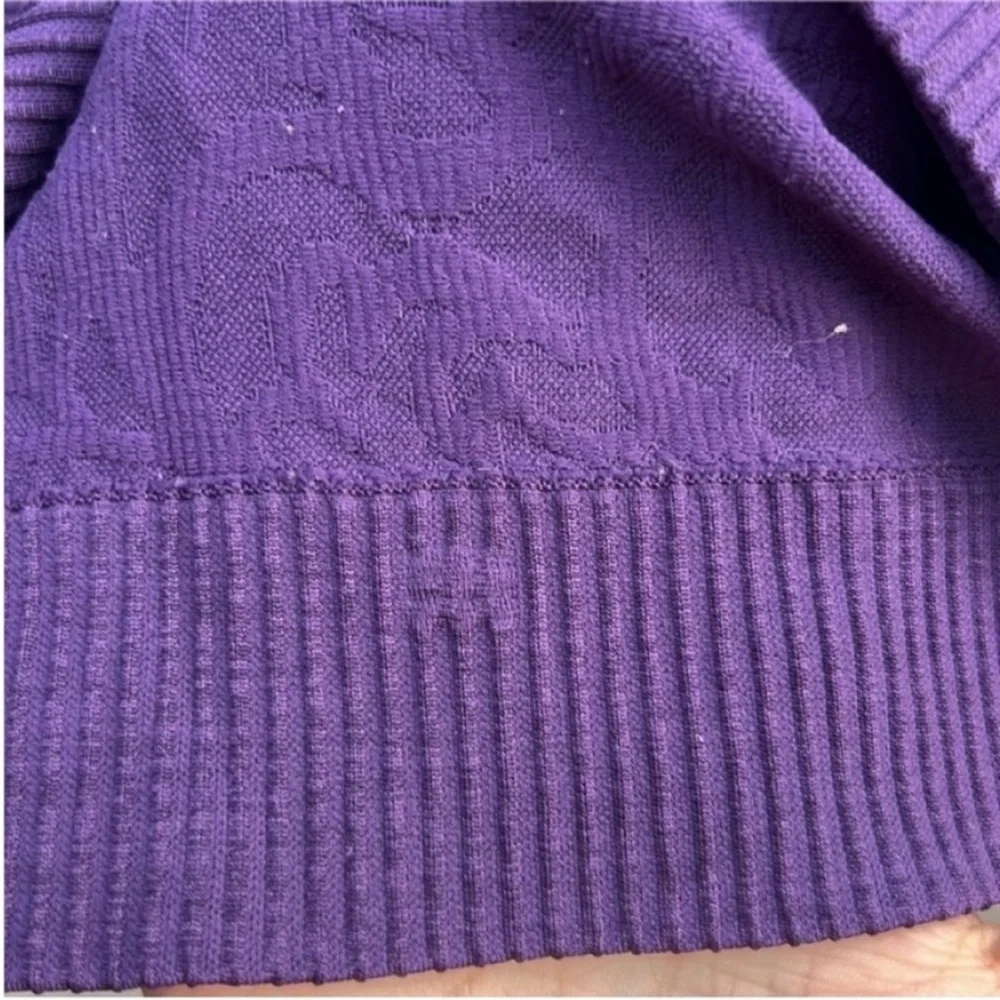 Lululemon 1/4 Zip Long Sleeve Textured Top